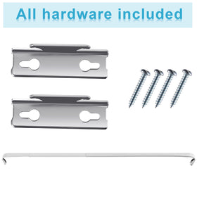 Wesiti adjustable curtain rod 48-84 in shows flexible length for various windows.