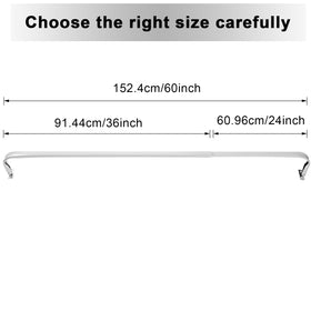 Wesiti curtain rod brackets and hardware included for secure mounting.