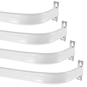 Wesiti curtain rod set 4-pack assembly for quick hanging and flexible decor.