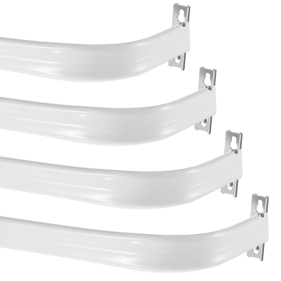 Wesiti curtain rod set 4-pack assembly for quick hanging and flexible decor.