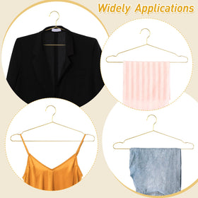 Wesiti dual-notch hanger prevents strap slippage on dresses
