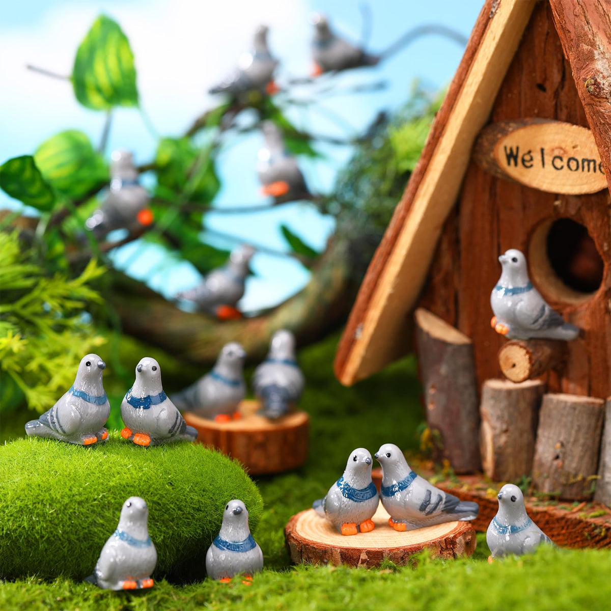 Wesiti pigeon art enhancing home or office decor and gifts