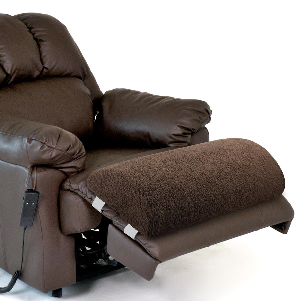 Wesiti recliner foot pillow with memory foam core for foot elevation