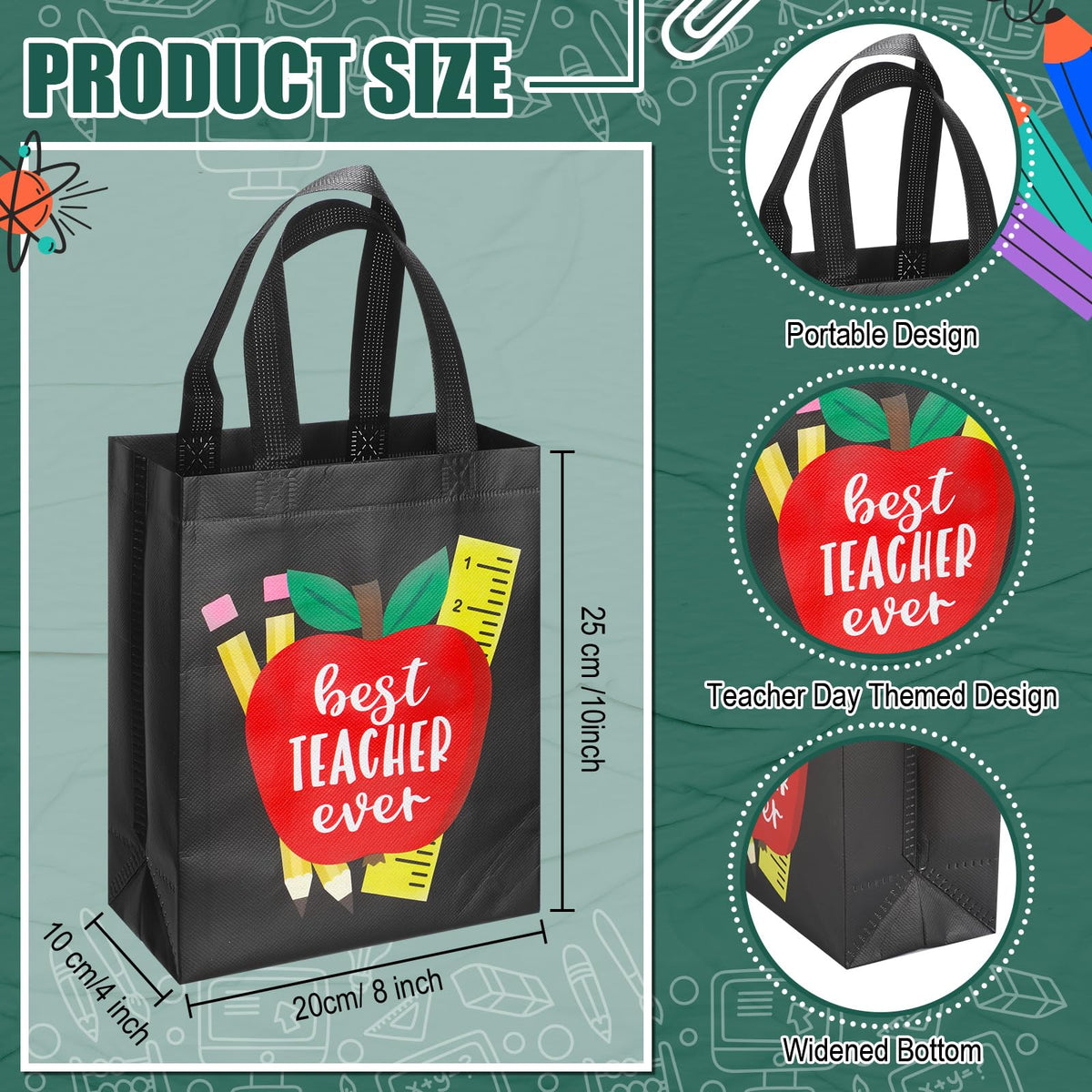 Wesnoy non-woven tote bags with waterproof coating for durable gift packaging