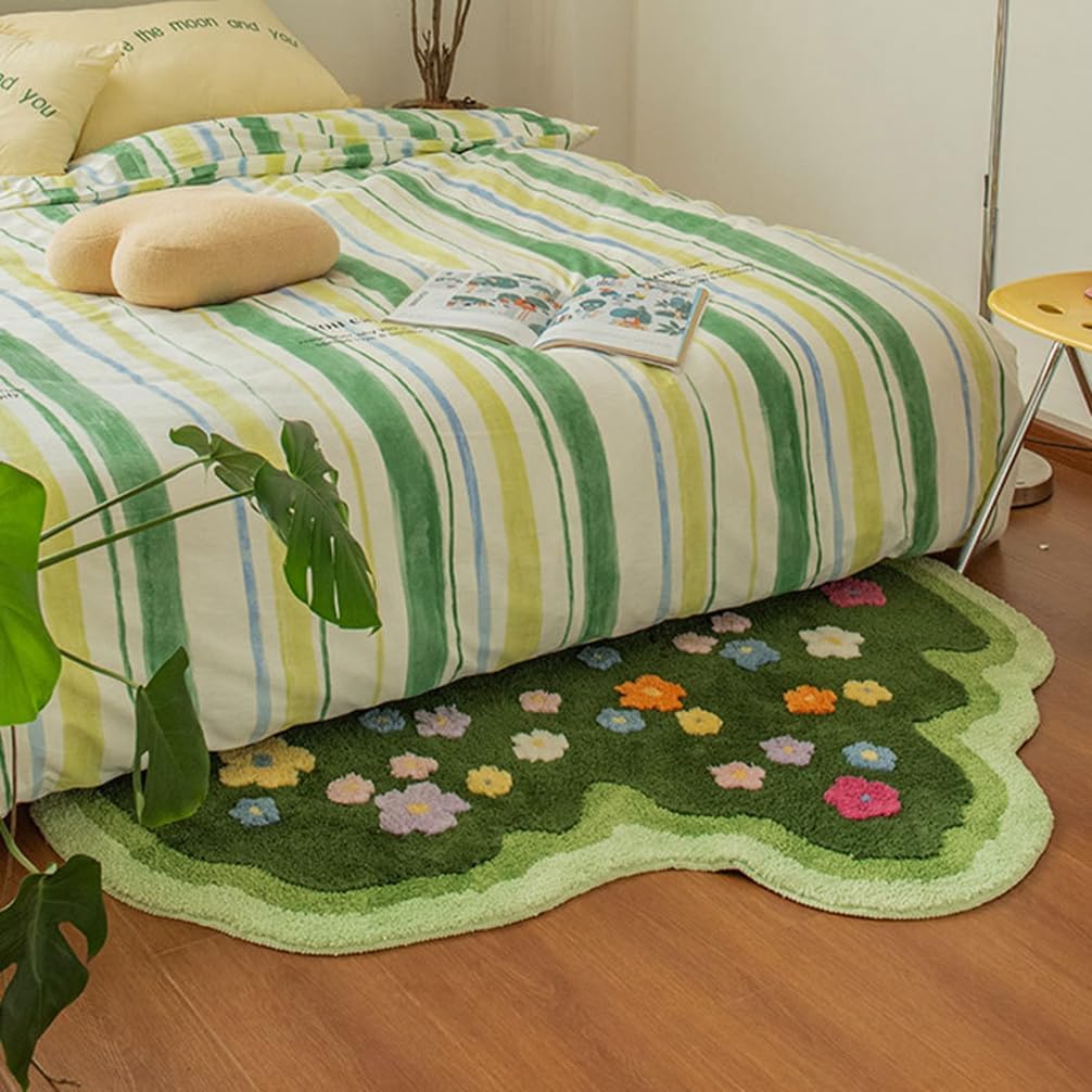 Westaden Moss Leaf Rug moisture absorption and soft underfoot feel