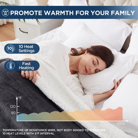 Westinghouse blanket flannel side texture highlighted for soft, cozy feel.