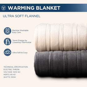 Westinghouse Electric Blanket outdoors camping setup demonstrates warmth anywhere