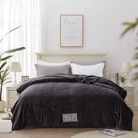 Westinghouse Electric Blanket charcoal color accentuates home decor