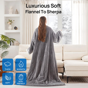 Care instructions for Westinghouse Snuggle Throw, machine washable.