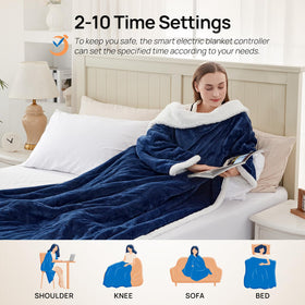 Westinghouse Snuggle Throw with remote and long cord for flexible setup