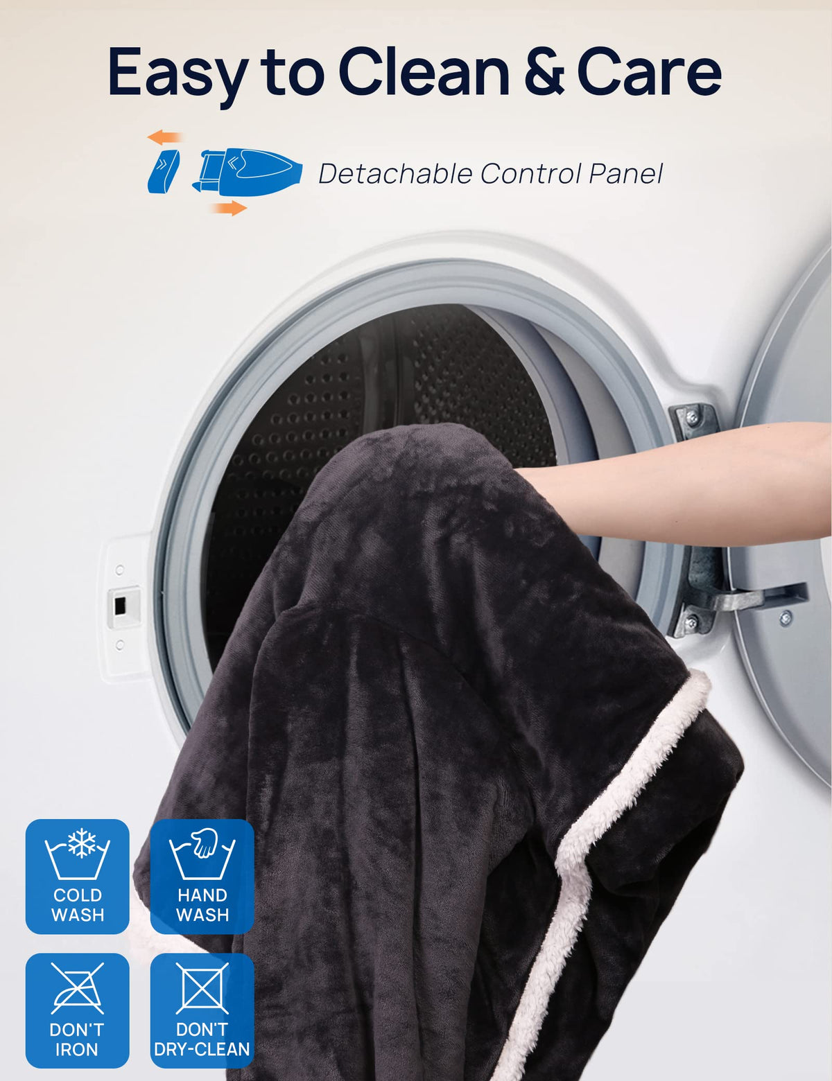 Westinghouse Snuggle Throw with soft flannel exterior for added comfort