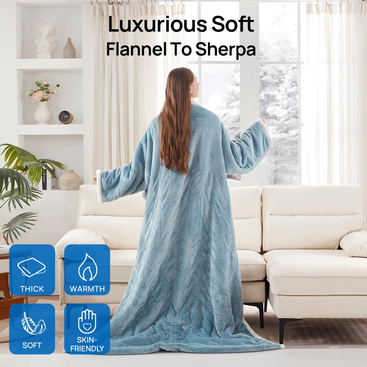 Westinghouse Snuggle Throw ideal for lounging, gaming, or reading