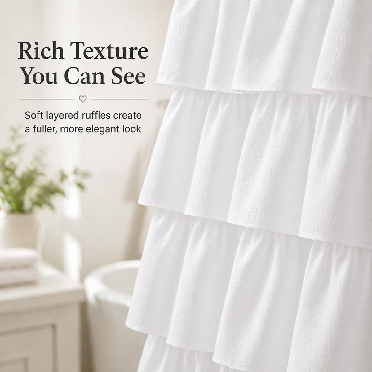 WestWeir double-layer fabric offers soft feel and subtle opacity