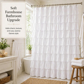 WestWeir ready-to-hang curtain includes hooks for quick setup
