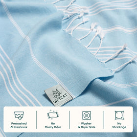 Wetcat compact light-weight travel towel folds small for luggage