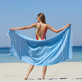 WETCAT soft prewashed Turkish cotton towel with plush feel.