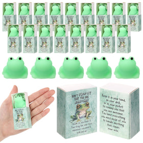 Wettarn 24 frog stress balls ready for gifting and desk use