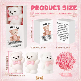 Wettarn bear hug gift box with printed message ready for gifting and display.
