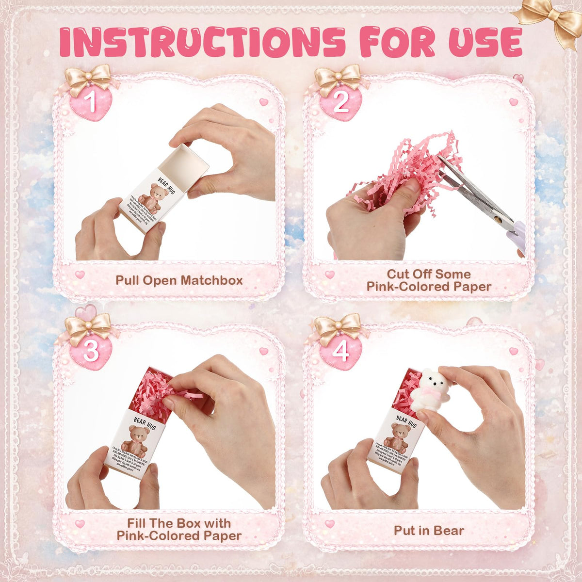 Wettarn coquette party favors idea for celebrations and gifts.