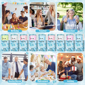 Wettarn desk decor with playful ice-cube design.
