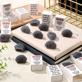 Wettarn desk-relief stress balls as compact office decor.