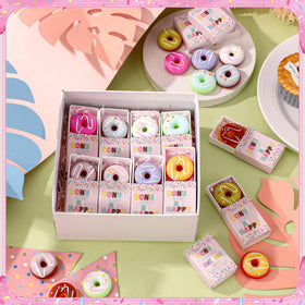 Wettarn donut design with positive messages boosts mood during breaks.