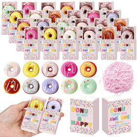 Wettarn donut-stress-ball multicolor for desk stress relief and tactile fun.