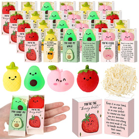 Wettarn fruit stress balls assortment for desk stress relief and focus