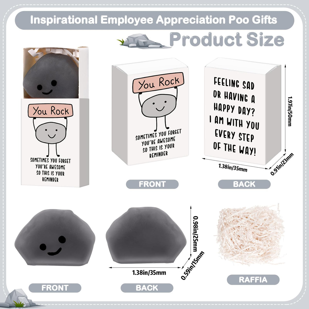 Wettarn gift box with raffia showcases thoughtful coworker appreciation