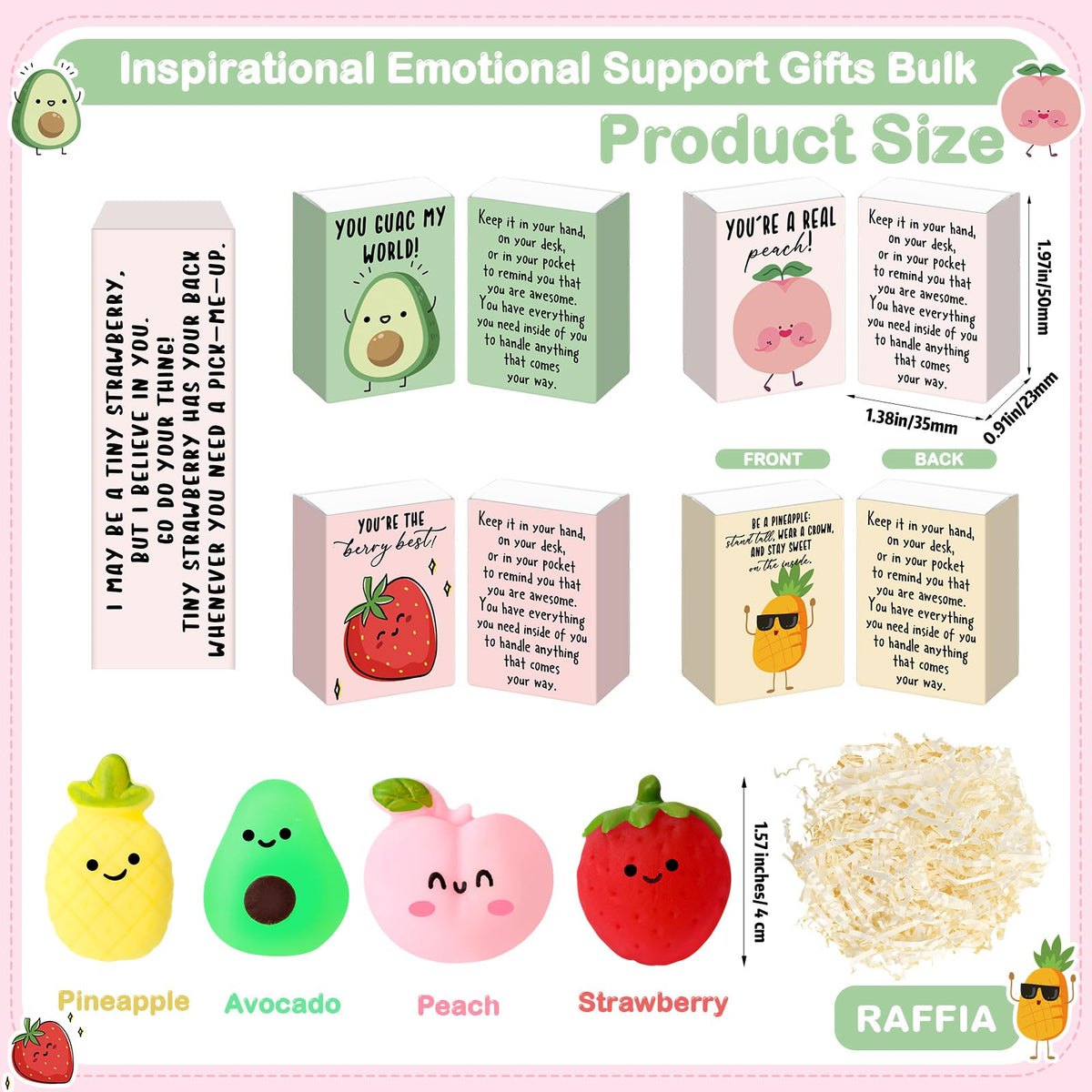 Wettarn gift box with raffia for thoughtful employee appreciation
