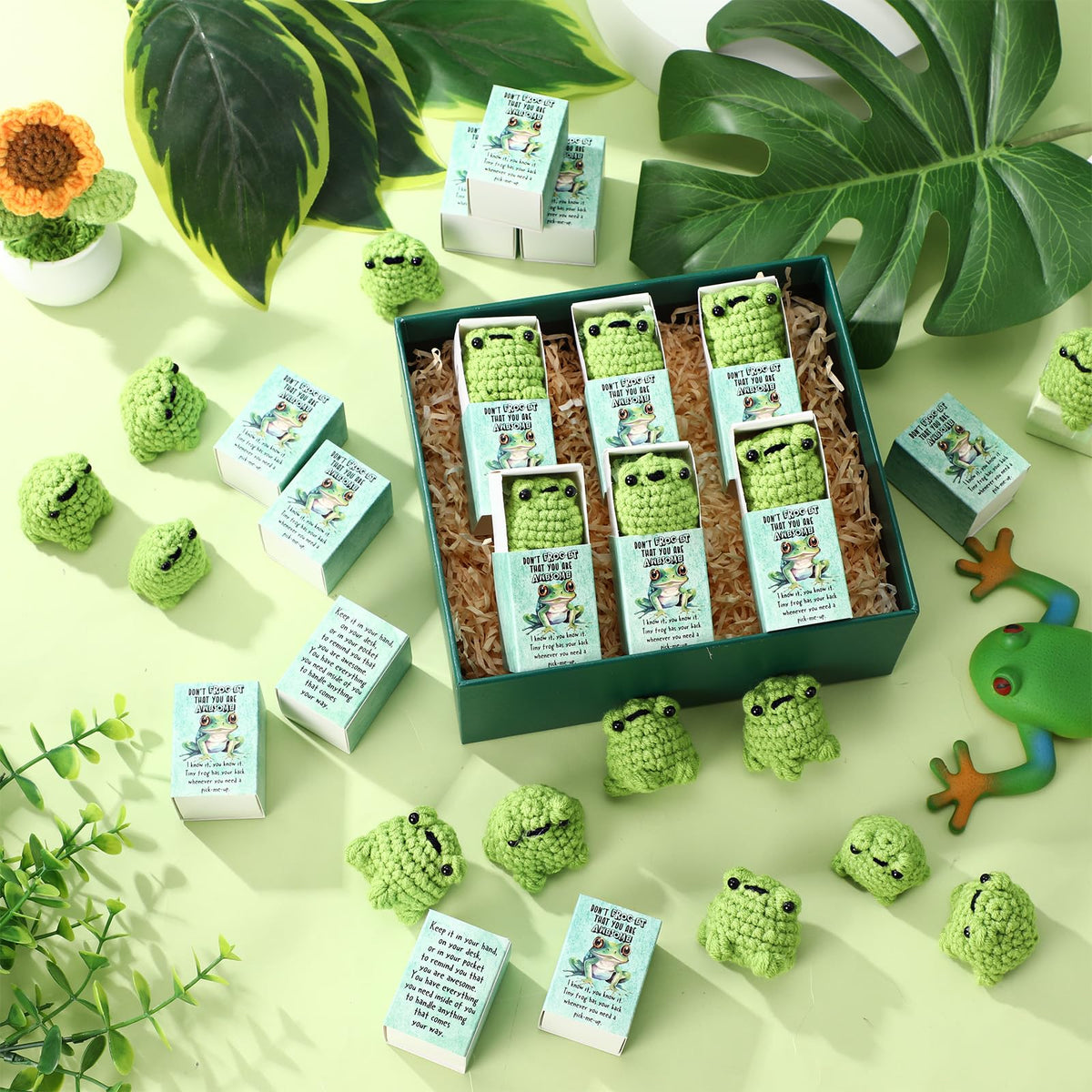 Wettarn green paper ribbon pack for DIY gift finishing.