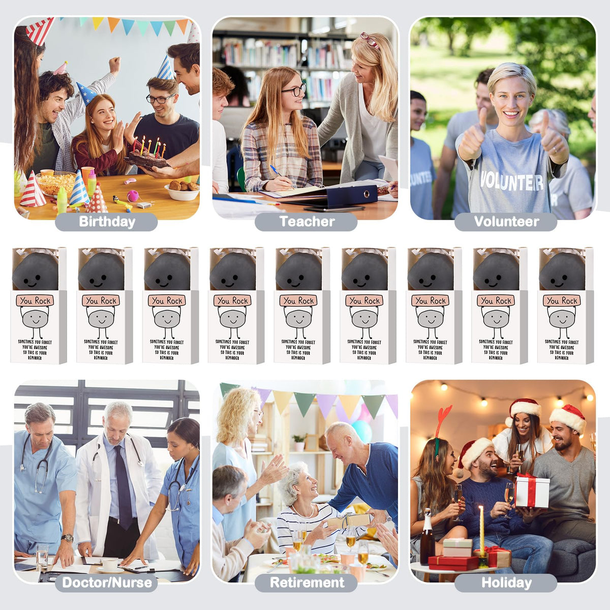 Wettarn office favors wrapped for birthdays or recognition moments