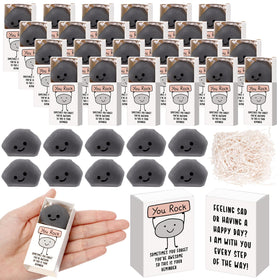 Wettarn rock stress ball 24-pack for desk relief and team appreciation.