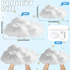 Wettarn versatile cloud decor ideal for weddings, birthdays, and bridal showers.
