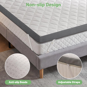 WEUP CertiPUR-US and Oeko-Tex certified topper for safe sleep.