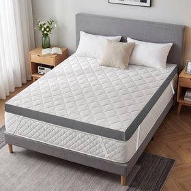 WEUP extra-firm king mattress topper with dense foam for firm, reliable support.