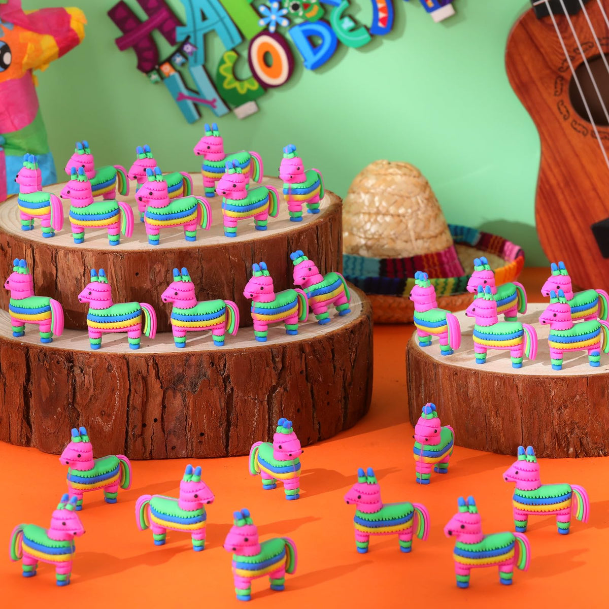 Weysat hide-and-seek pinatas figures for interactive games and rewards.