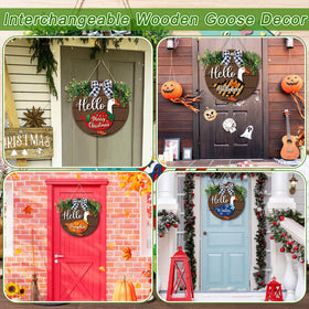 Weysat porch display image shows easy swapping without tools.