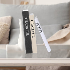 Weysat decorative books featuring cardboard core and linen exterior for durable décor