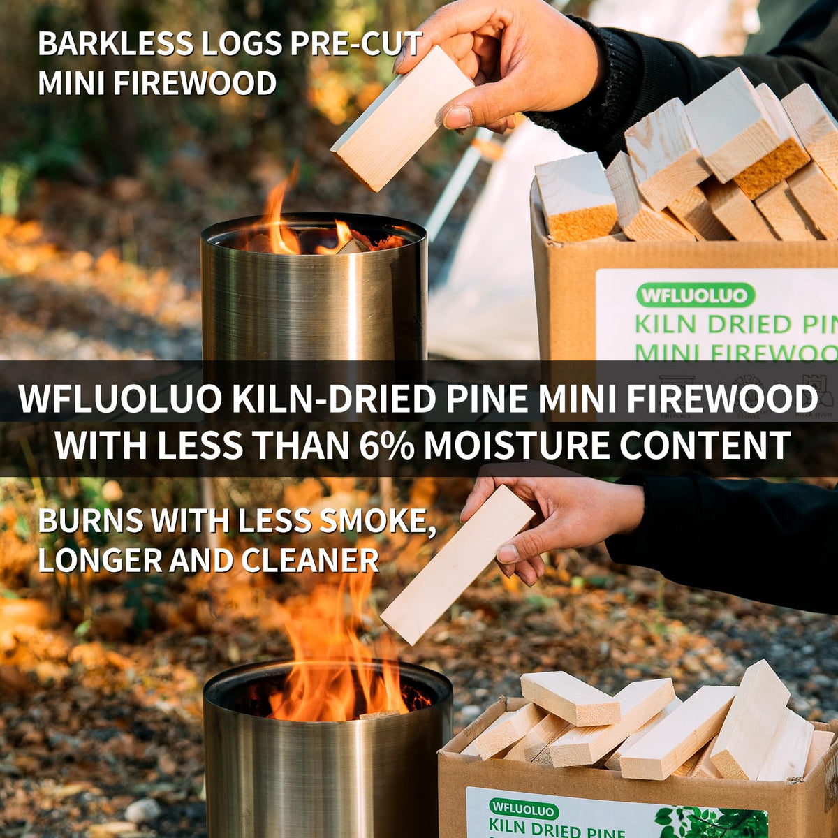 WFLUOLUO fits Solo Stove Mesa XL for clean, efficient fire