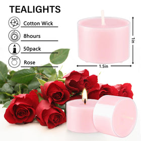 Wfmolcand tealight in clear cup enhances wedding and spa decor.