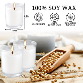 Wfmolcand emergency lighting votives provide steady warmth during outages.
