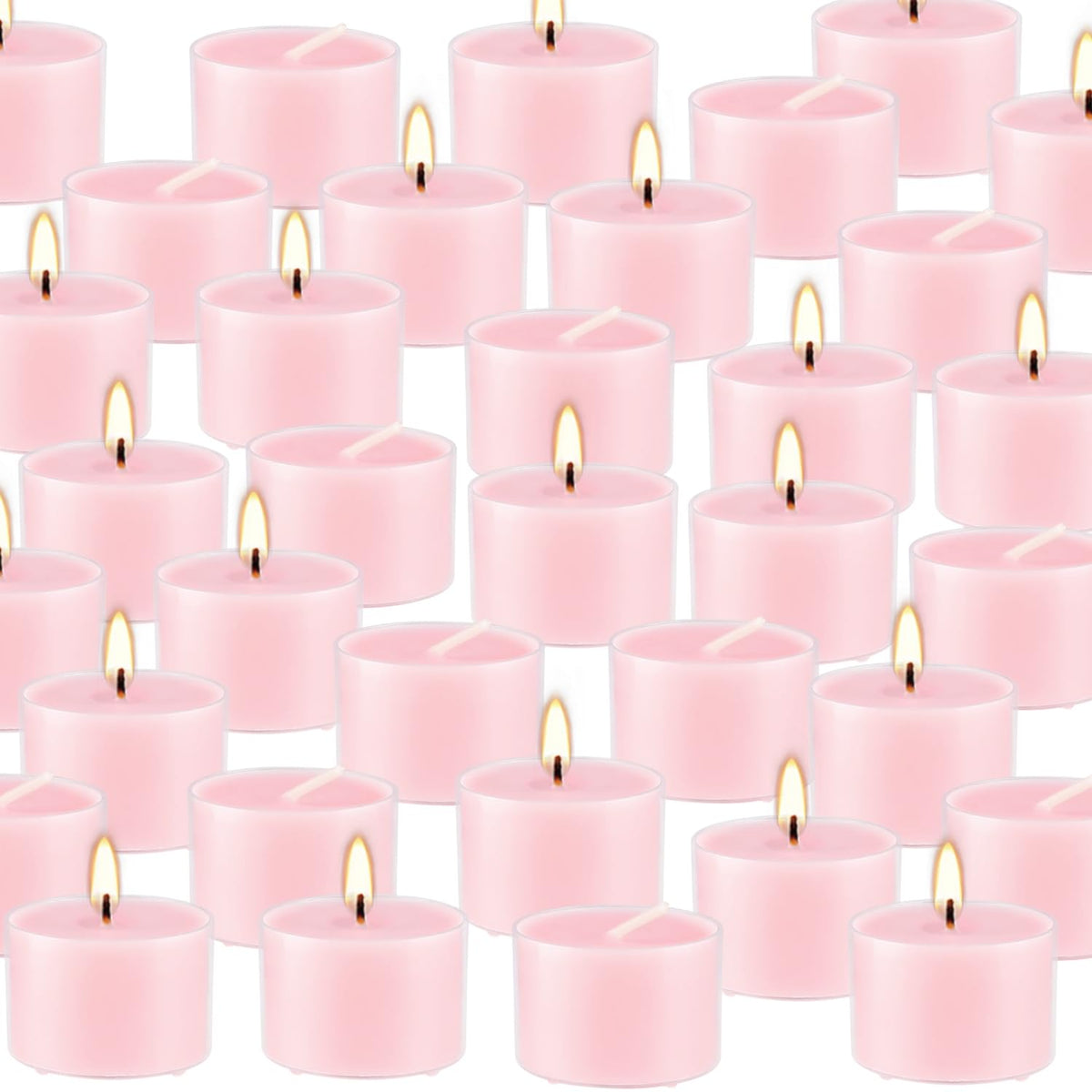 Wfmolcand long-burning tealight supports mood lighting for celebrations.