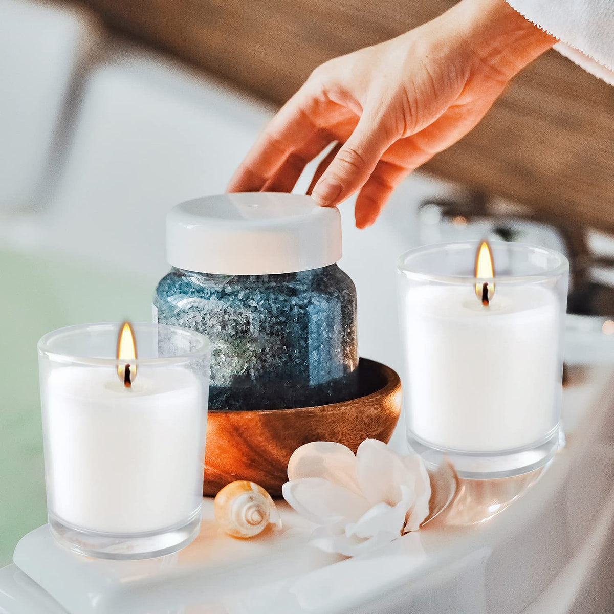 Wfmolcand gift-ready candle set pairs with celebrations or home decor.