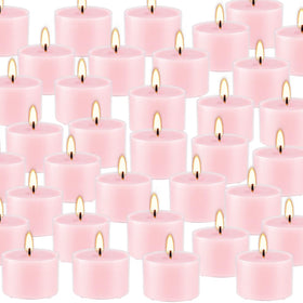 Wfmolcand smokeless tealight provides clean, dripless ambiance for dinners.