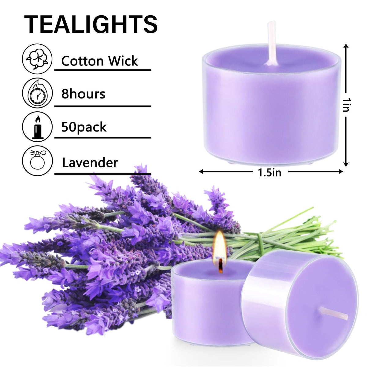 Wfmolcand dripless smokeless tealight protects surfaces.