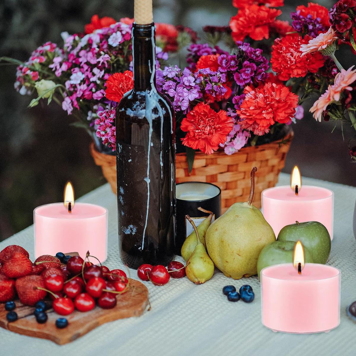 Wfmolcand 50-pack tea lights simplify party and home decoration.