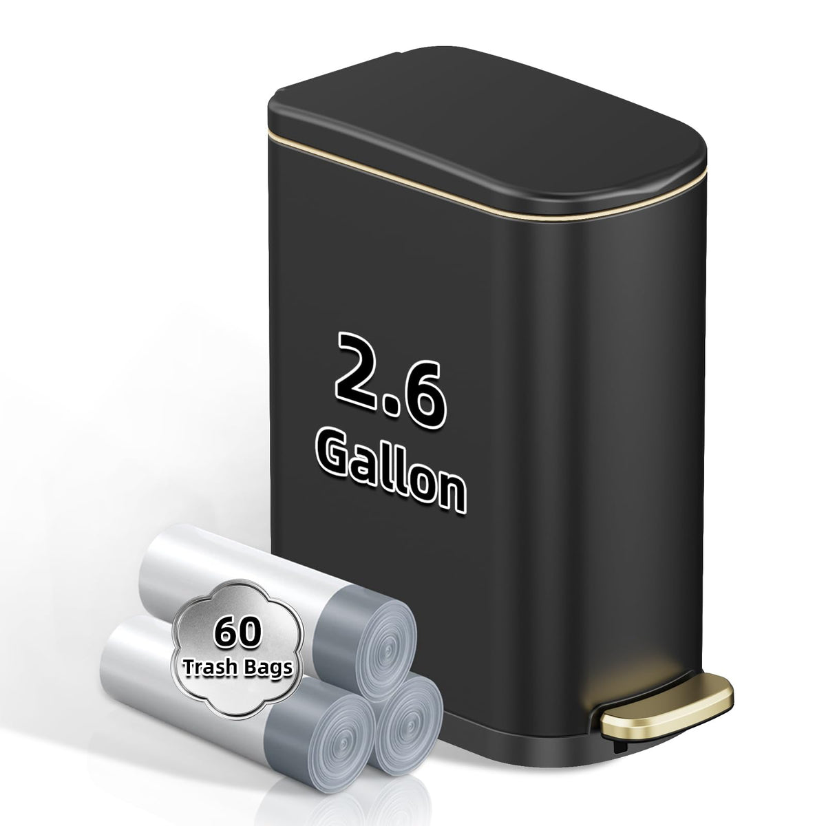 WFRWFR matte black finish adds modern style to bathrooms.