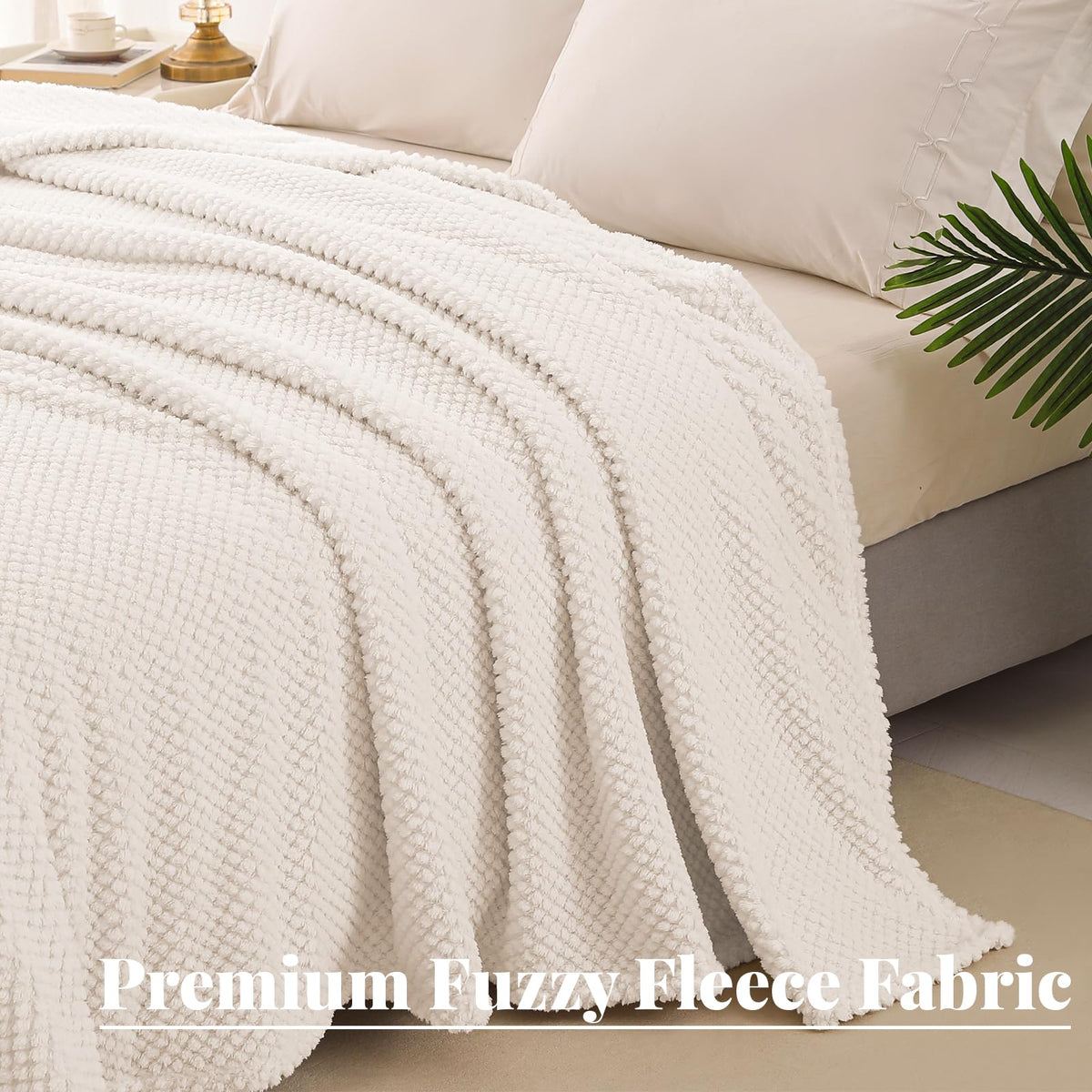 Whale Flotilla cozy throw decor elevates bedroom ambience.