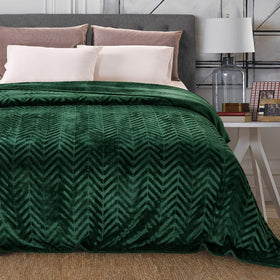 Visual shimmer changes with lighting, creating an eye-catching bedroom focal point